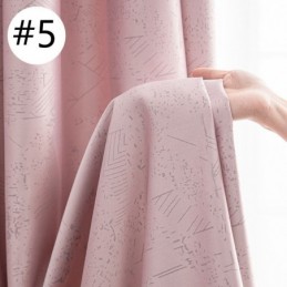 Geometric Jacquard Curtains Blackout For Living Room