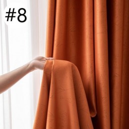 Geometric Jacquard Curtains Blackout For Living Room