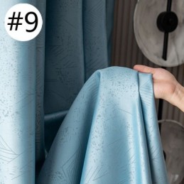 Geometric Jacquard Curtains Blackout For Living Room