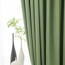 Nordic Curtains Solid Color Blackout For Living Room