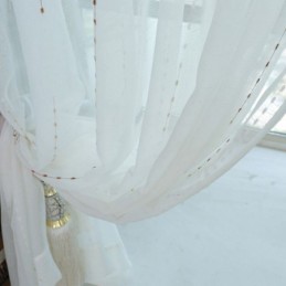 Nordic Tulle Curtains Modern Sheer Voile Curtain Made to Measure Curtain For Living Room Bedroom