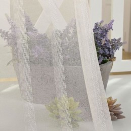 Breathable Sheer Curtain Made to Measure Curtain Decorative White Tulle Voile For Living Room