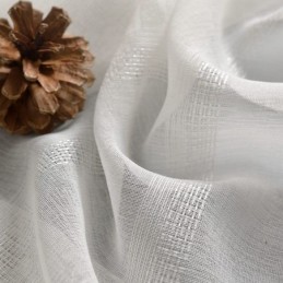 Breathable Sheer Curtain Made to Measure Curtain Decorative White Tulle Voile For Living Room