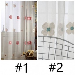 More Sheer Embroidery Curtain Made to Measure Curtain Decorative Floral Living Room Bedroom