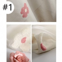 More Sheer Embroidery Curtain Made to Measure Curtain Decorative Floral Living Room Bedroom