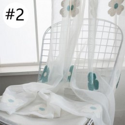 More Sheer Embroidery Curtain Made to Measure Curtain Decorative Floral Living Room Bedroom