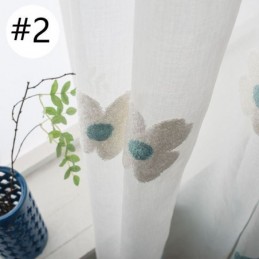 More Sheer Embroidery Curtain Made to Measure Curtain Decorative Floral Living Room Bedroom