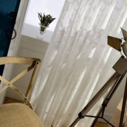 White Pure Sheer Curtain Made to Measure Curtain Tulle Transparent Living Room Bedroom