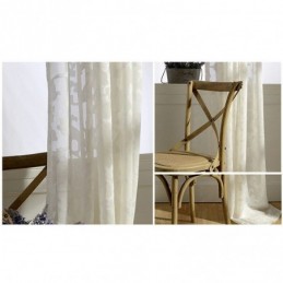 White Pure Sheer Curtain Made to Measure Curtain Tulle Transparent Living Room Bedroom