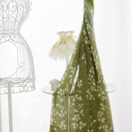 Simplicity Printed Sheer Curtain Made to Measure Curtain Leaves Tulle For Living Room