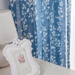 Simplicity Printed Sheer Curtain Made to Measure Curtain Leaves Tulle For Living Room
