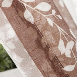 Simplicity Printed Sheer Curtain Made to Measure Curtain Leaves Tulle For Living Room