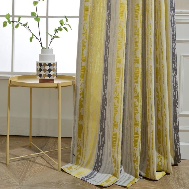 Modern Max Blackout Curtain Made to Measure Curtain Abstract Precision Jacquard Bedroom