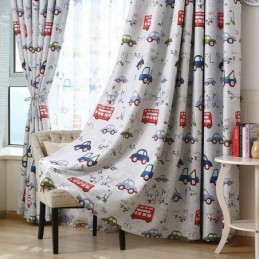 Blackout Curtain Made to Measure Curtain Cars Pattern Kids Room