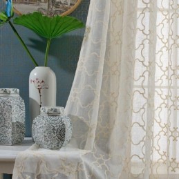 Nordic Embroidery Curtain...