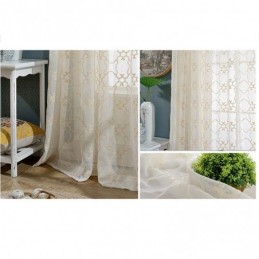 Nordic Embroidery Curtain Made to Measure Curtain Cotton Sheer Living Room Bedroom