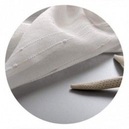 European Embroidered Sheer Curtains Transparent Voile Window Treatment Living Room