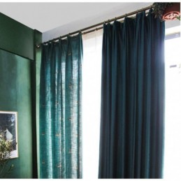 Cotton Linen Decorative Curtain Made to Measure Curtain Pastoral Bee Semi Blackout Bedroom Kids Room