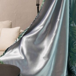 Tropical Printed Blackout Curtain Made to Measure Curtain Nordic Leaves Tulle For Bedroom