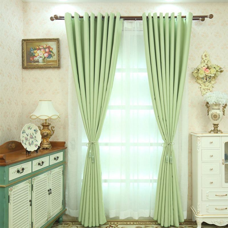 Modern Plain Color Blackout Curtains Premium Custom Living Room Dining