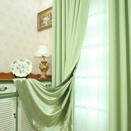 Modern Plain Color Blackout Curtains Premium Custom Living Room Dining