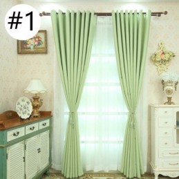 Modern Plain Color Blackout Curtains Premium Custom Living Room Dining