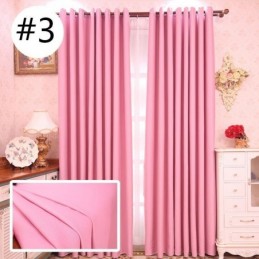 Modern Plain Color Blackout Curtains Premium Custom Living Room Dining