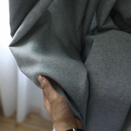 Classic Room Darkening Curtain Made to Measure Curtain Minimalist Solid Color Blackout Living Bedroom