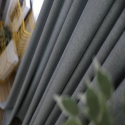 Classic Room Darkening Curtain Made to Measure Curtain Minimalist Solid Color Blackout Living Bedroom