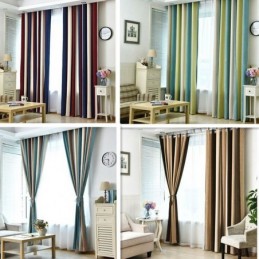 Home Curtain Made to Measure Curtain Modern Stripes Living Room