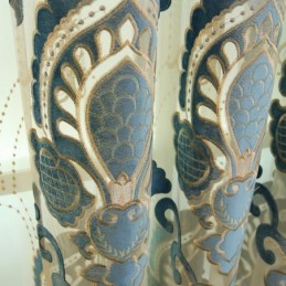 European Style Curtain Made to Measure Curtain Simple Embroidered Curtains For Living Room Bedroom