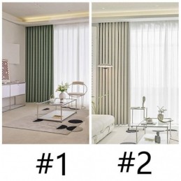 Solid Color Curtains Elegant Window Drapes For Bedroom Living Room