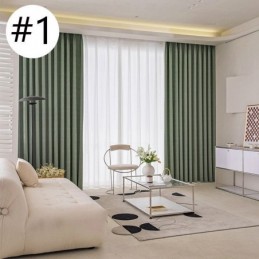 Solid Color Curtains Elegant Window Drapes For Bedroom Living Room
