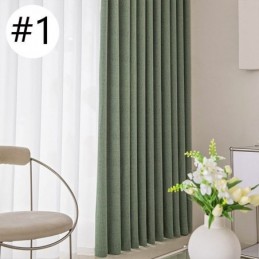 Solid Color Curtains Elegant Window Drapes For Bedroom Living Room