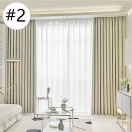 Solid Color Curtains Elegant Window Drapes For Bedroom Living Room