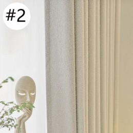 Solid Color Curtains Elegant Window Drapes For Bedroom Living Room