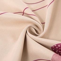 Heart Print Window Panel Room Darkening Curtains For Living Bedroom