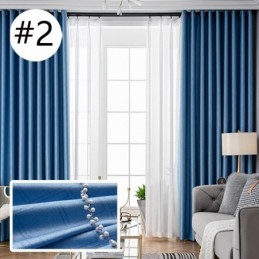Polypropylene Blackout Curtain Made to Measure Curtain Diamond Embossed Drape Panel For Living Room Bedroom