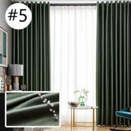 Polypropylene Blackout Curtain Made to Measure Curtain Diamond Embossed Drape Panel For Living Room Bedroom