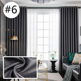 Polypropylene Blackout Curtain Made to Measure Curtain Diamond Embossed Drape Panel For Living Room Bedroom