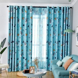 Blackout Curtain Made to Measure Curtain Cartoon Printed Kids Room
