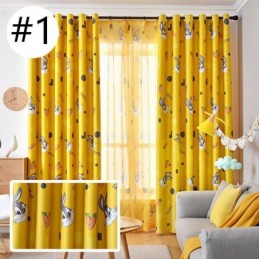 Blackout Curtain Made to Measure Curtain Cartoon Printed Kids Room