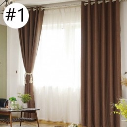 Modern Blackout Curtain Made to Measure Curtain Solid Color For Living Room Bedroom