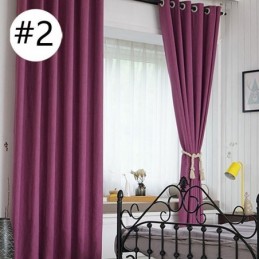 Modern Blackout Curtain Made to Measure Curtain Solid Color For Living Room Bedroom