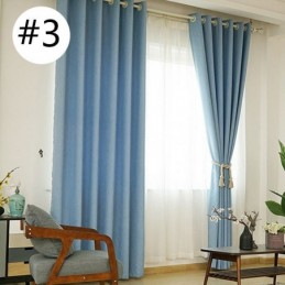 Modern Blackout Curtain Made to Measure Curtain Solid Color For Living Room Bedroom