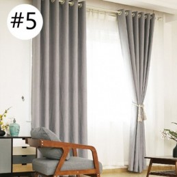 Modern Blackout Curtain Made to Measure Curtain Solid Color For Living Room Bedroom