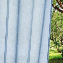 Outdoor Sheer Curtains Waterproof Privacy Voile Drapes For Pergola Porch