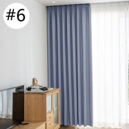 High Precision Curtains Blackout Living Room Bedroom Hotel Solid Color