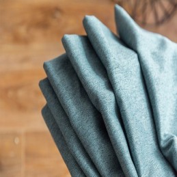 Flax Blackout Curtain Made to Measure Curtain Solid Color Environmental Protection Darkening