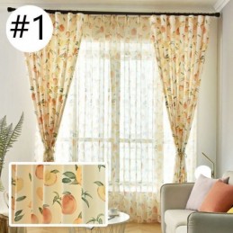 Curtain Made to Measure Curtain Fruit Printing Window